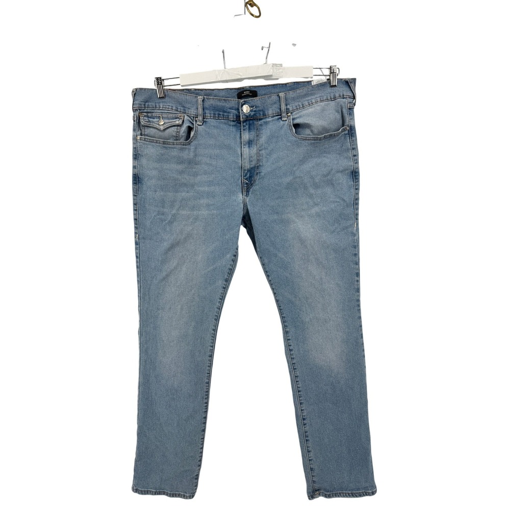 True Religion Ricky Jeans Mens 44 Light Wash Relaxed Straight Horseshoe Denim